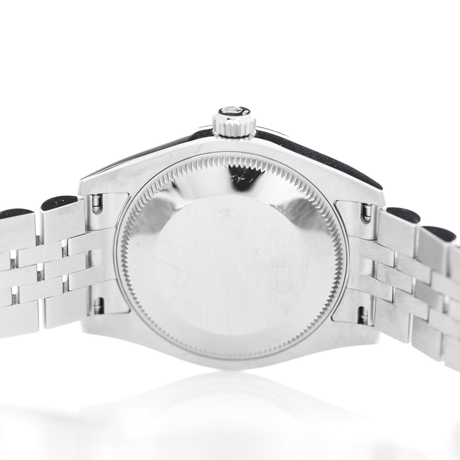 Rolex Stainless Steel 18K White Gold Diamond Mother of Pearl 31mm Oyster Perpetual Datejust Watch Roman 178274 5 of 8