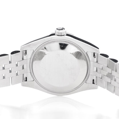 Rolex Stainless Steel 18K White Gold Diamond Mother of Pearl 31mm Oyster Perpetual Datejust Watch Roman 178274 5 of 8