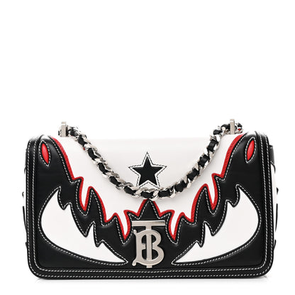 Burberry Calfskin Lola Bag White Multicolor 1 of 13