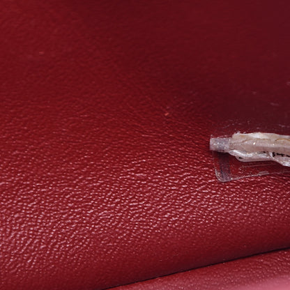 Chanel Crumpled Grained Calfskin Flap Red 7 of 9