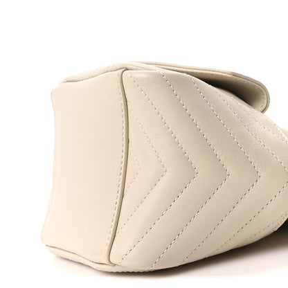 Saint Laurent Lambskin Matelasse Monogram Joe Nano Bucket Bag Crema Soft 10 of 10