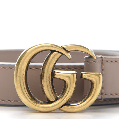 Gucci Calfskin Double G 20mm Belt 85 34 Porcelain Rose 6 of 6