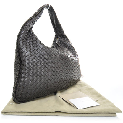 Bottega Veneta Nappa Intrecciato Large Veneta Hobo Ebano 3 of 11