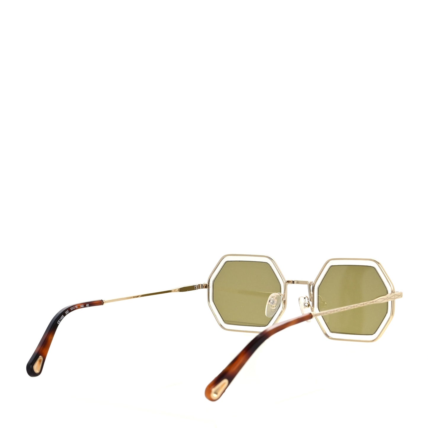 Rectangular Sunglasses CE146S Green Gold