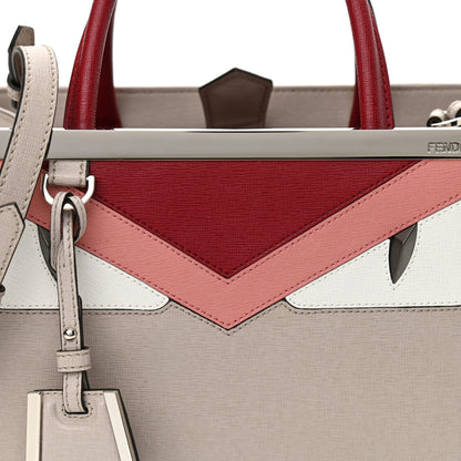 Fendi Vitello Elite Monster Petite 2Jours Tote Polvere Ribes Multicolor 7 of 10