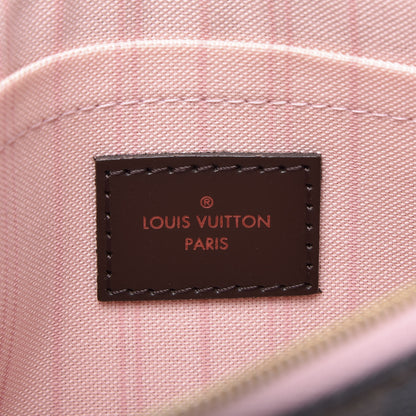 Louis Vuitton Damier Ebene Neverfull MM GM Pochette Rose Ballerine 7 of 8
