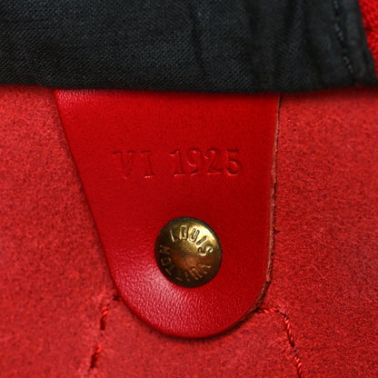 Louis Vuitton Epi Speedy 30 Castillan Red 6 of 15