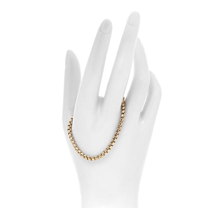 David Yurman 18K Yellow Gold 4mm Bel Aire Chain Bracelet 2 of 6