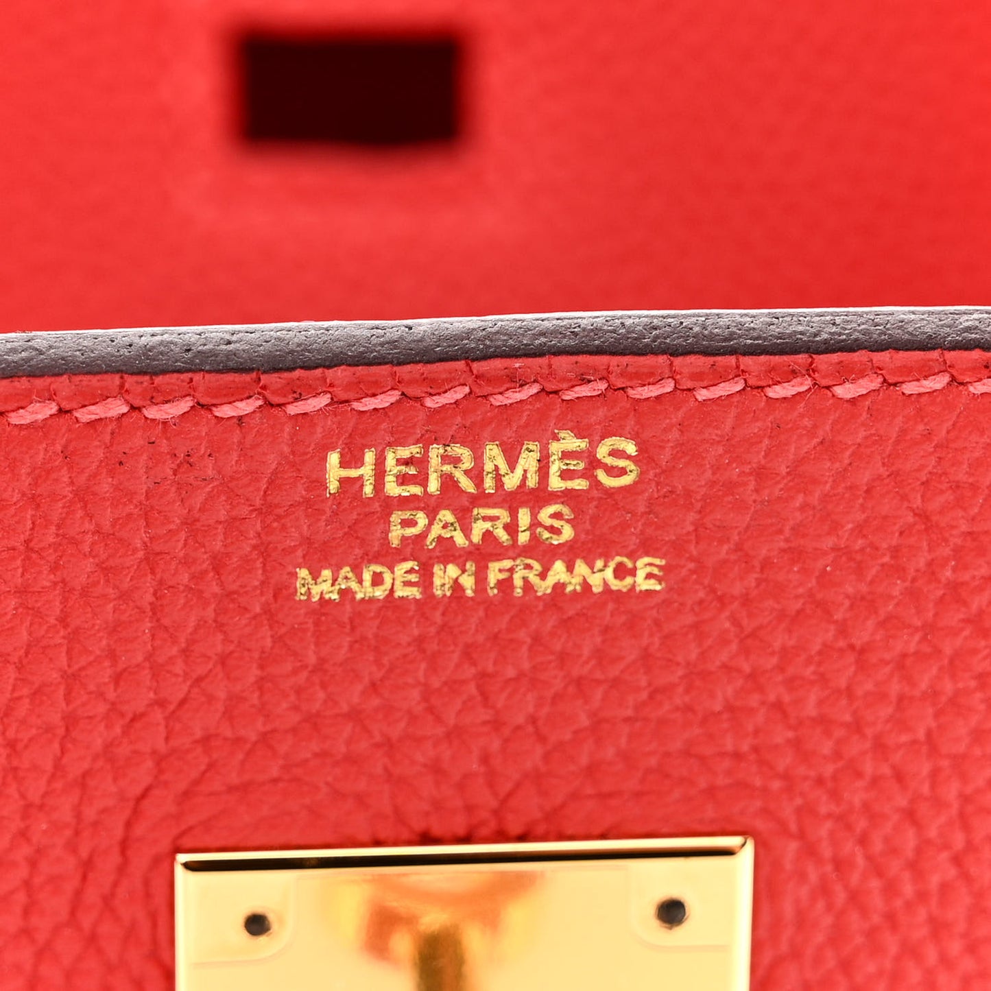 Togo Birkin 30 Rouge Pivoine