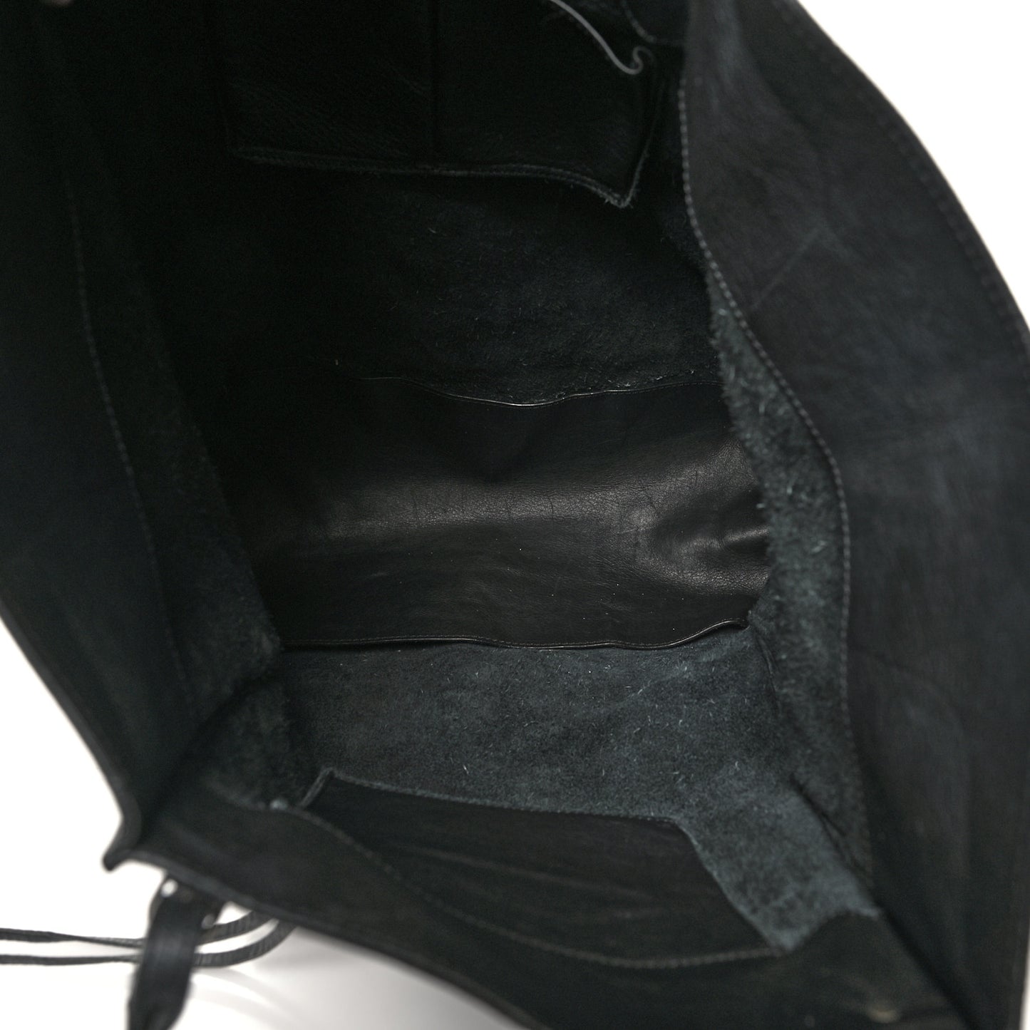 Veau Papier Basket Tote Black