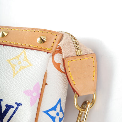 Louis Vuitton Monogram Multicolor Pochette Accessories White 5 of 8