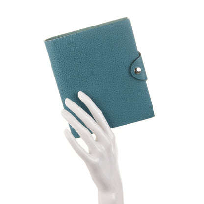 Hermes Togo Ulysse PM Notebook Cover Blue Jean 2 of 7