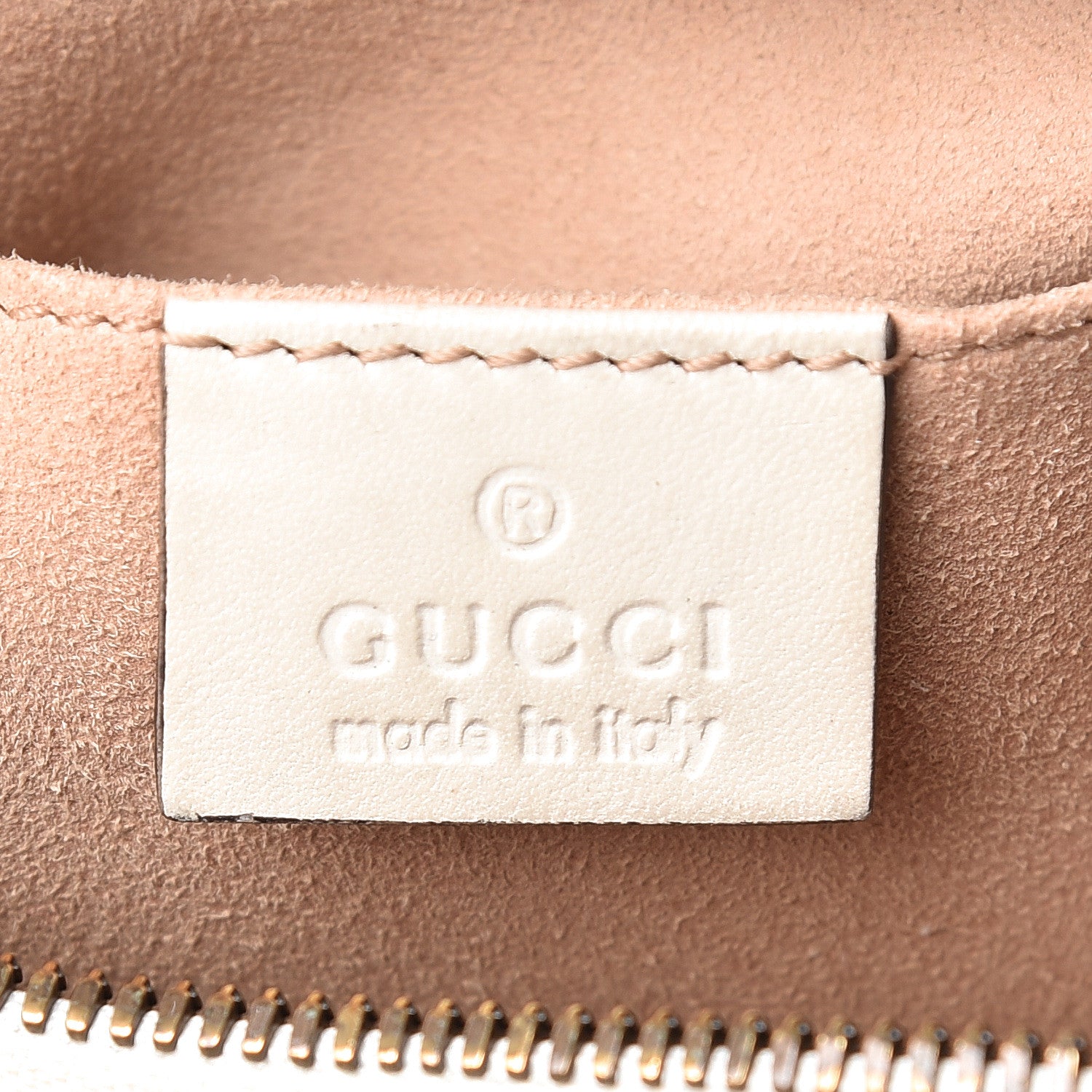 Gucci Calfskin Matelasse Trompe L'Oeil Print Small GG Marmont Chain Shoulder Bag White 6 of 17