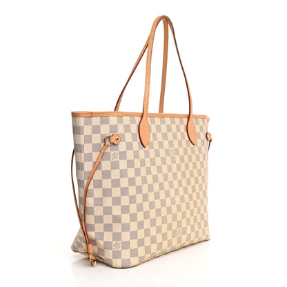Louis Vuitton Damier Azur Neverfull MM 4 of 19