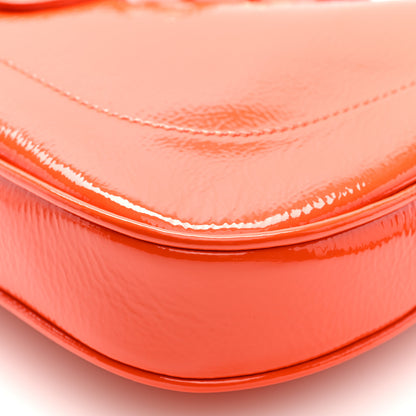Gucci Patent Calfskin Small Jackie Shoulder Bag Orange 9 of 9