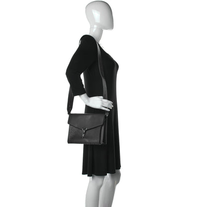 Burberry Calfskin Perforated Small Macken Crossbody Bag Regency Blue 2 of 16