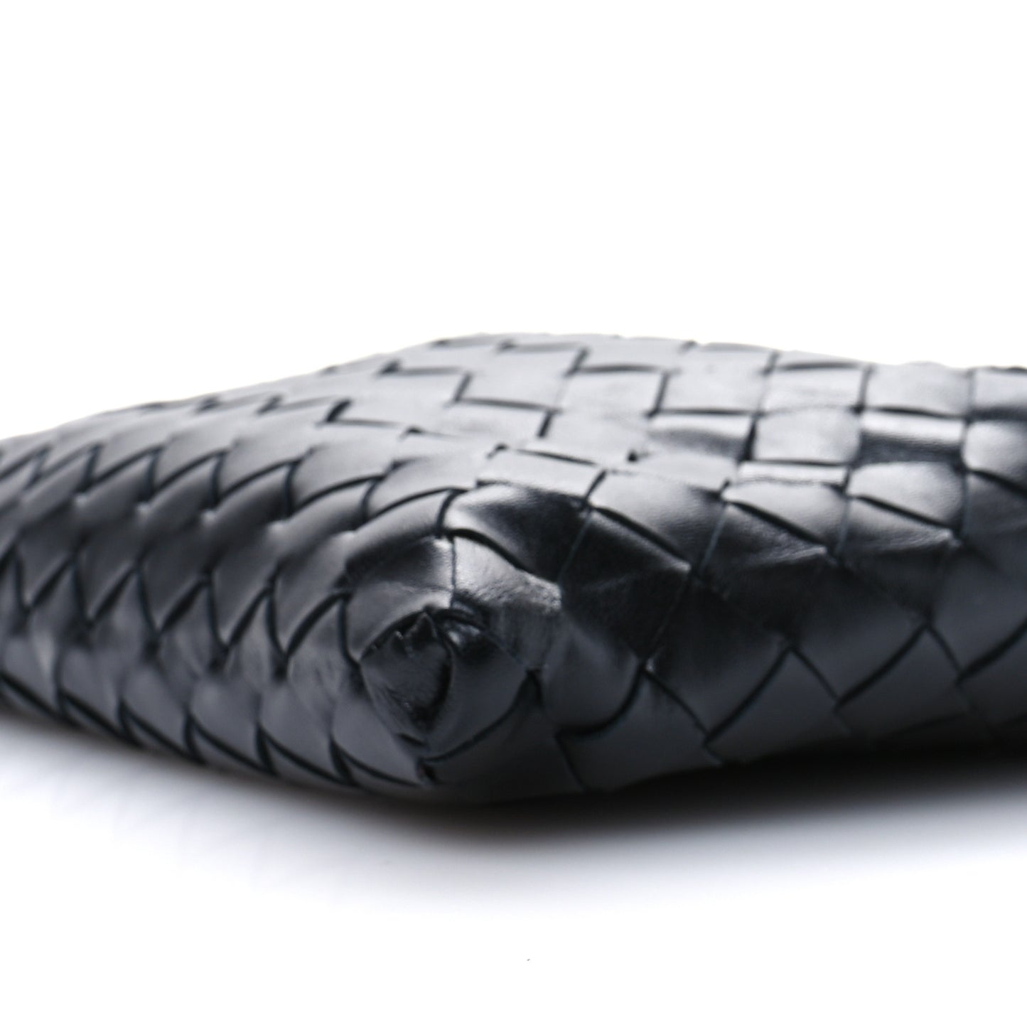 Calfskin Intrecciato Mini Hop Black