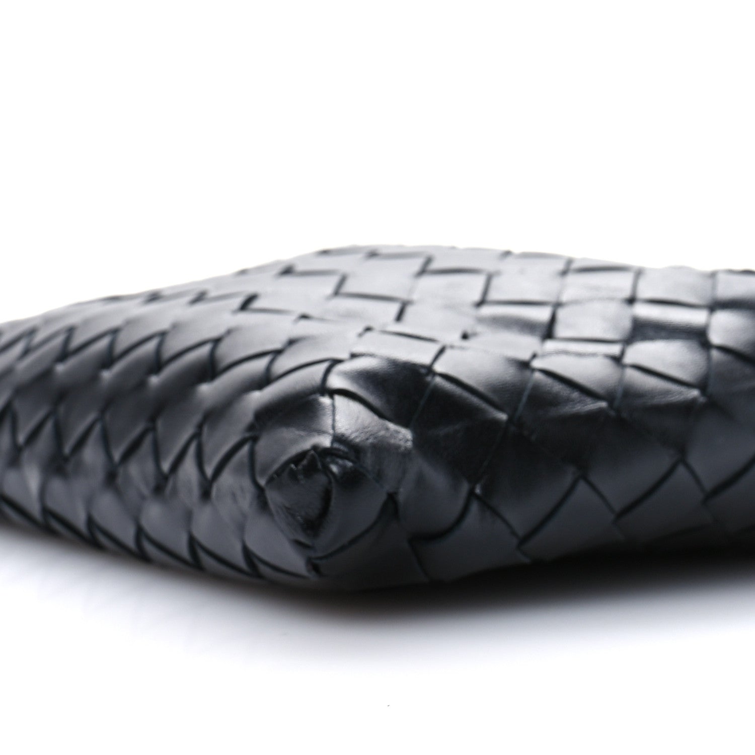 Bottega Veneta Calfskin Intrecciato Mini Hop Black 9 of 10