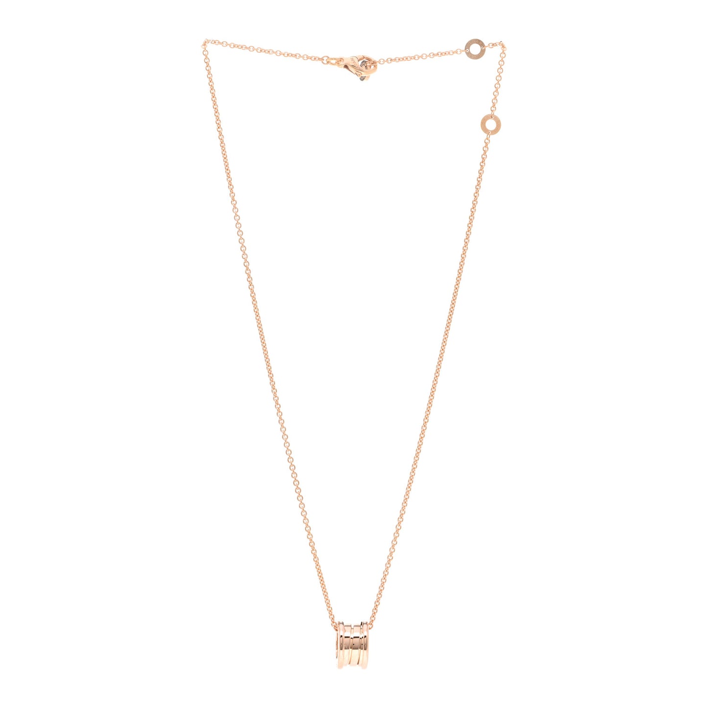 18K Rose Gold B.Zero1 Pendant Necklace
