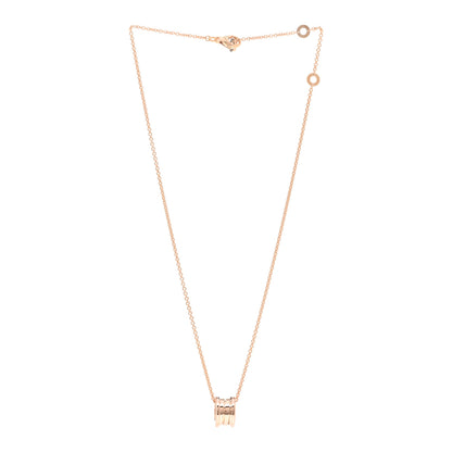 Bulgari 18K Rose Gold B.Zero1 Pendant Necklace 3 of 4