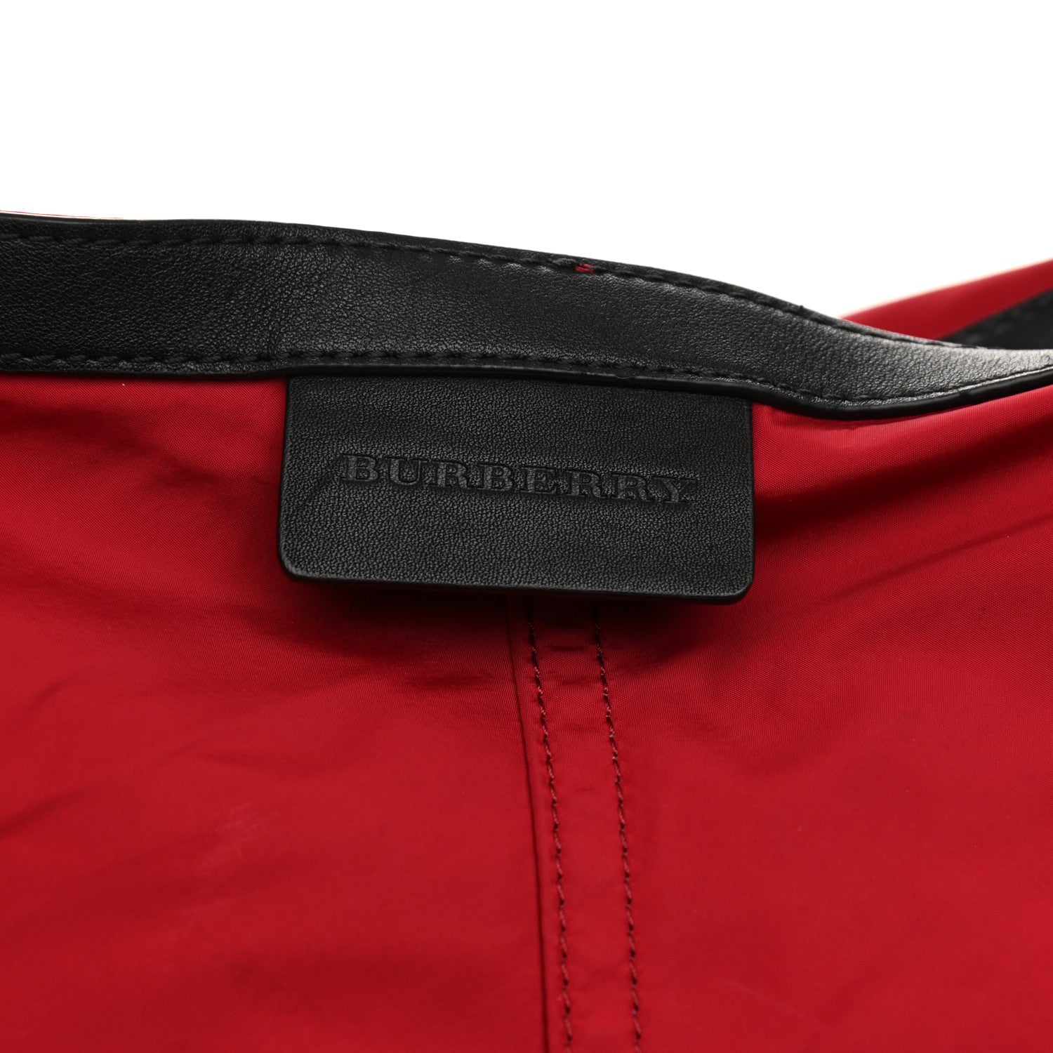 Burberry Nylon Small Buckleigh Packable Tote Red 8 of 9