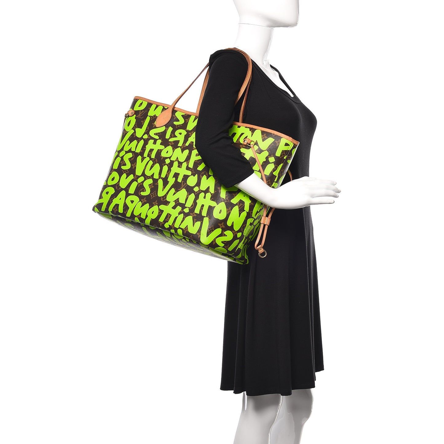 Monogram Graffiti Neverfull GM Green