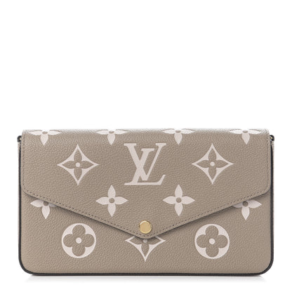 Louis Vuitton Empreinte Monogram Giant Felicie Pochette Tourterelle Creme 1 of 6