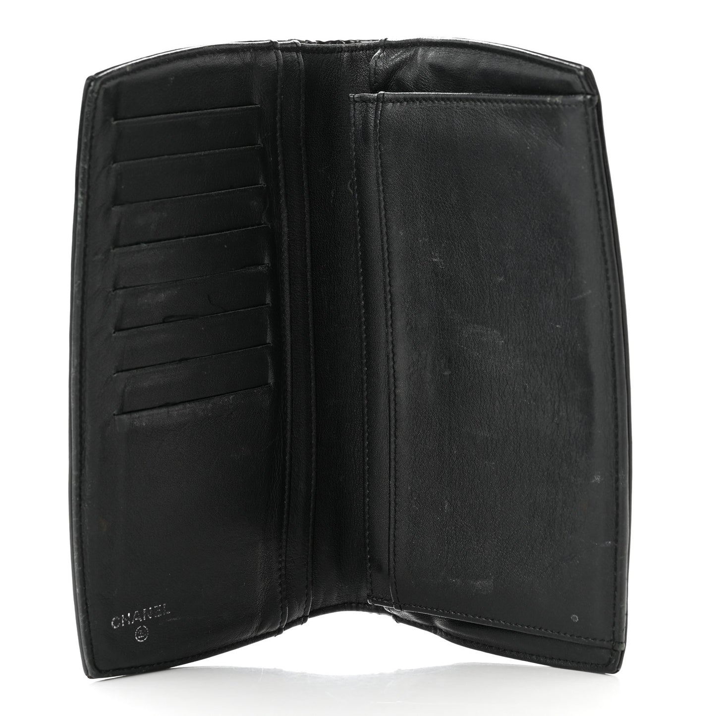 Patent CC Trousse Maquil Yen Wallet Black