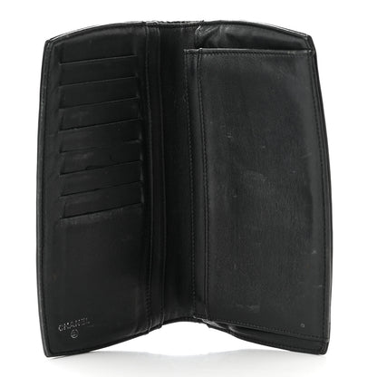 Chanel Patent CC Trousse Maquil Yen Wallet Black 5 of 10