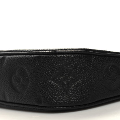 Louis Vuitton Empreinte Monogram Giant Multi Pochette Accessories Large Pochette Black 9 of 10