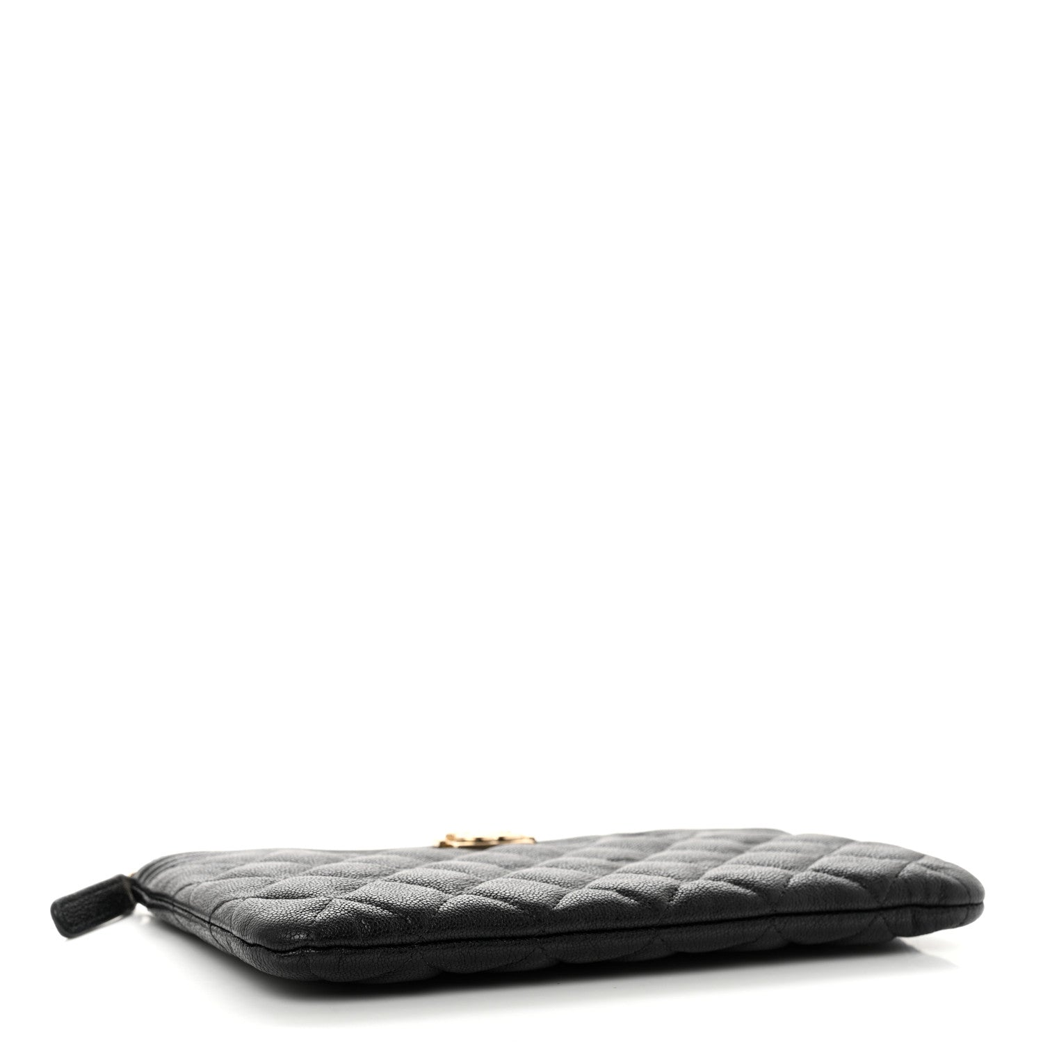 Chanel Caviar Quilted Small Boy Cosmetic Case Black 4 of 9