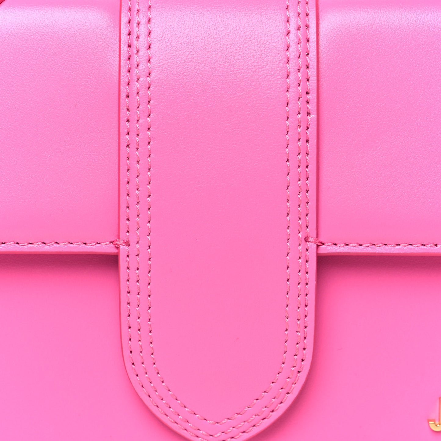 Smooth Calfskin Le Grand Bambino Neon Pink