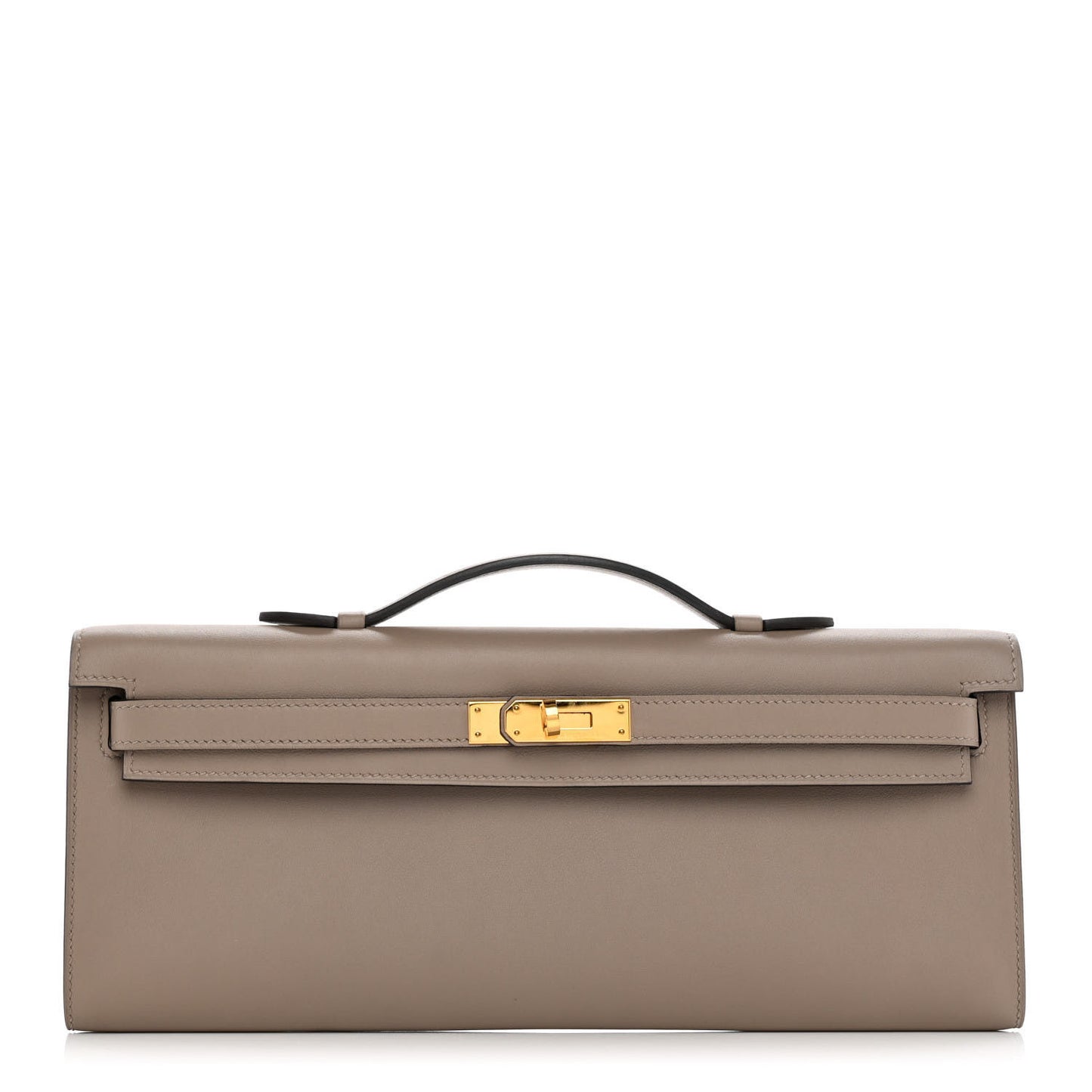 Swift Kelly Cut Clutch Pochette Gris Asphalt