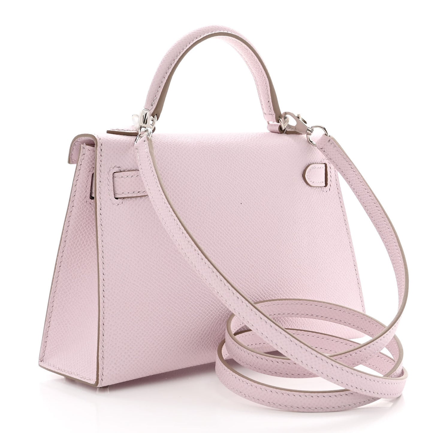 Epsom Mini Kelly Sellier 20 Mauve Pale