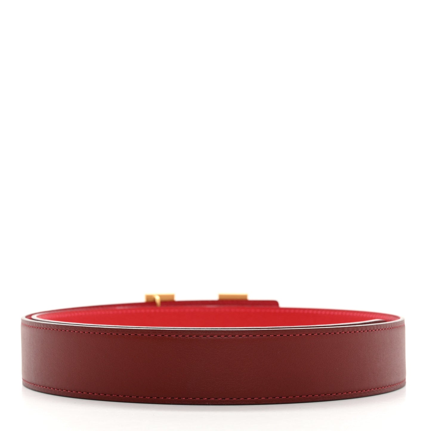 Swift Epsom 32mm Guilloche H Belt 90 36 Rouge H Rouge Casaque