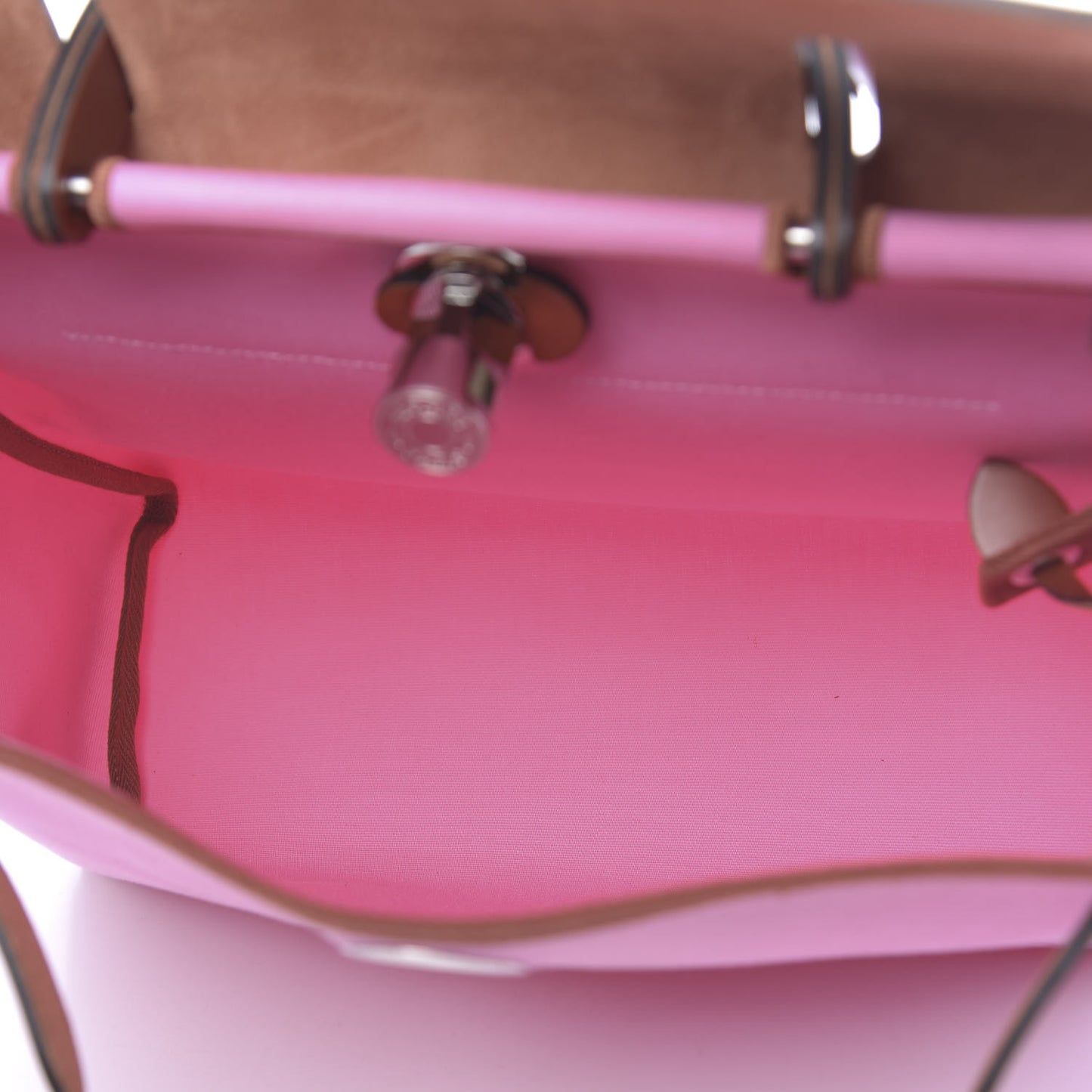 Toile Vache Calfskin Herbag 30 PM 5P Pink