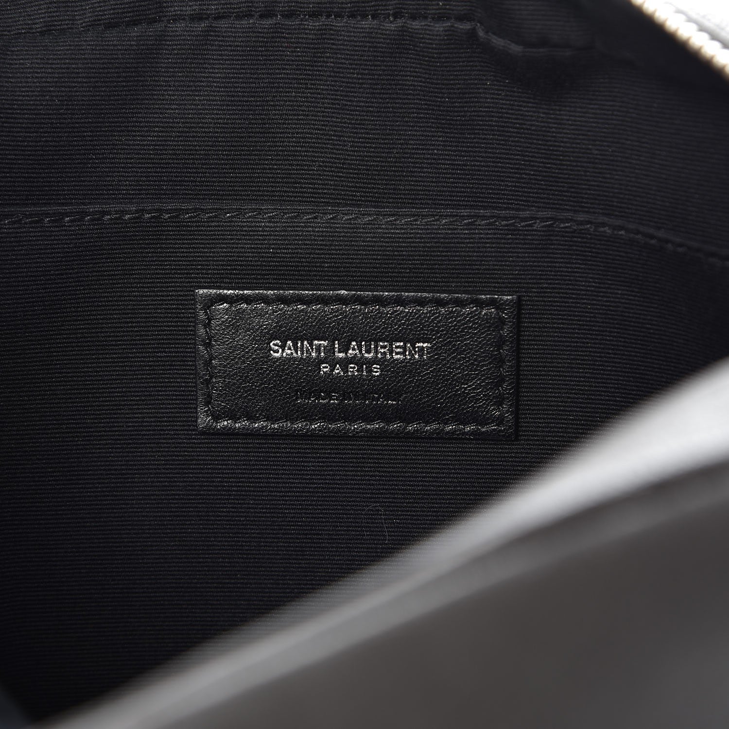 Saint Laurent Lambskin Monogram Small Lou Camera Bag Asphalt 6 of 8