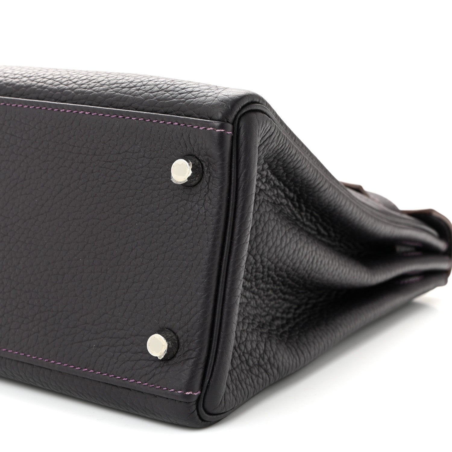 Hermes Taurillon Clemence Kelly Retourne 32 Raisin 10 of 10