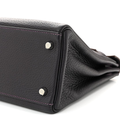 Hermes Taurillon Clemence Kelly Retourne 32 Raisin 10 of 10