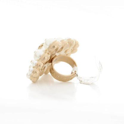 Chanel Pearl CC Ring 6 Gold 3 of 5