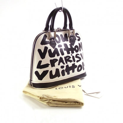 Louis Vuitton Graffiti Alma MM Black 3 of 8
