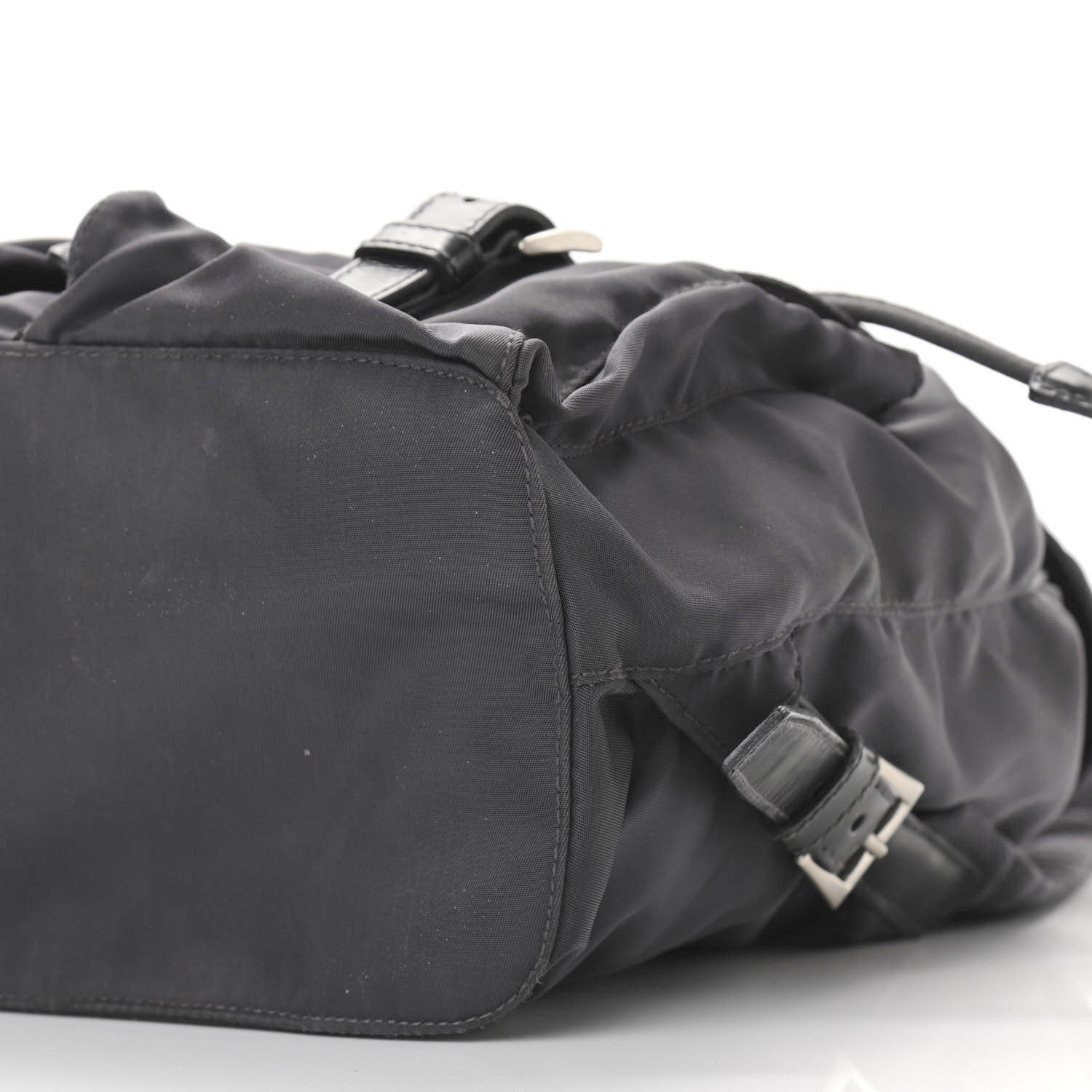 Prada Nylon Vela Medium Backpack Black 9 of 9