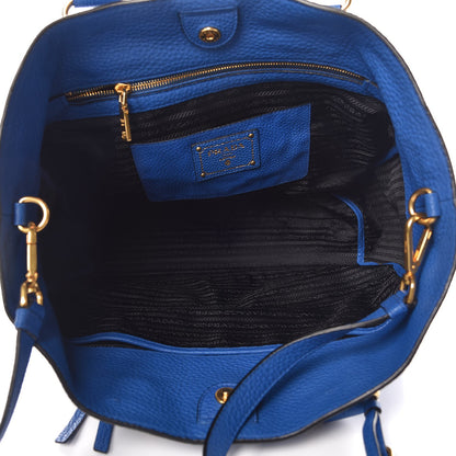Prada Vitello Daino Tote Azzurro 5 of 13