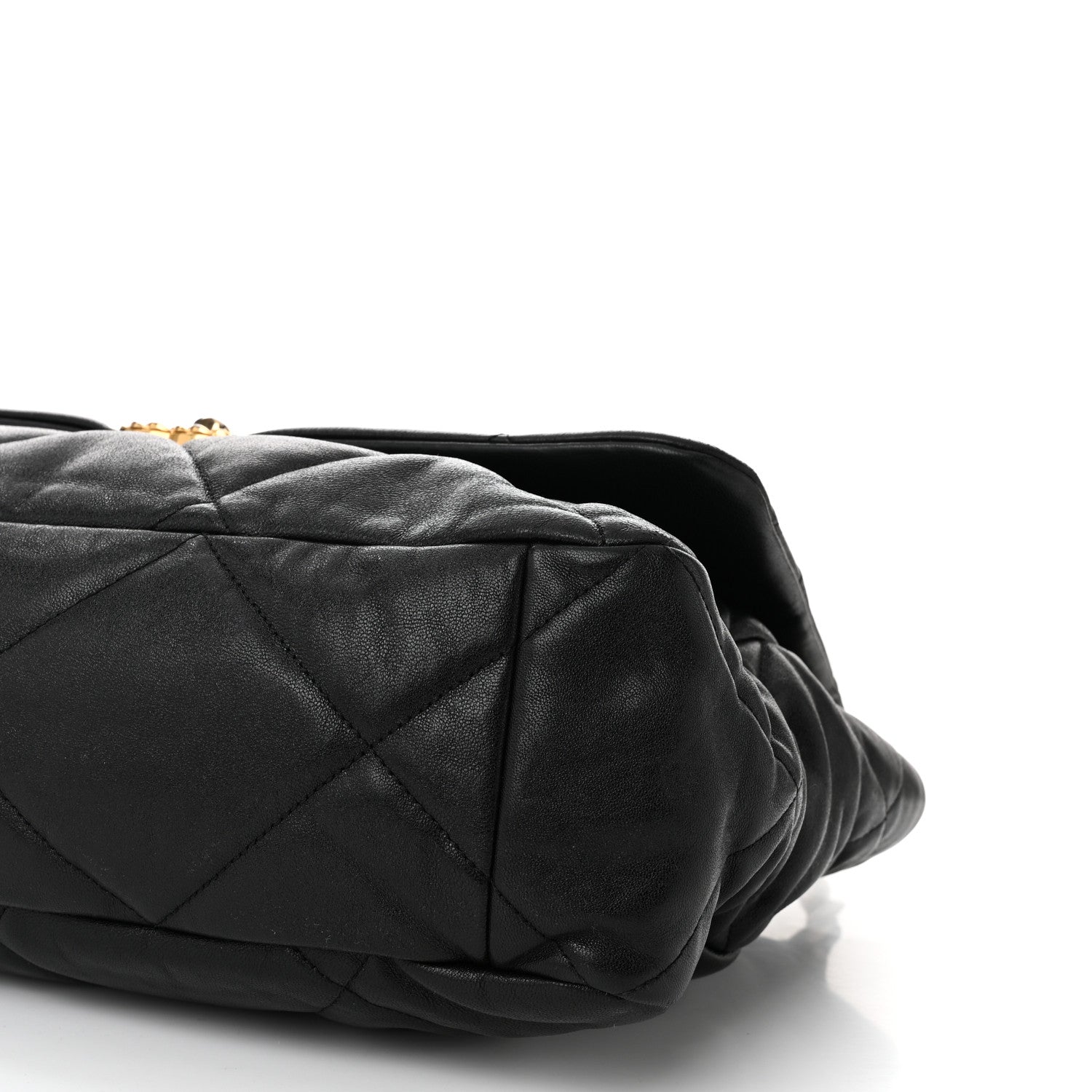 Chanel Lambskin Quilted Maxi Chanel 19 Flap Black 10 of 10