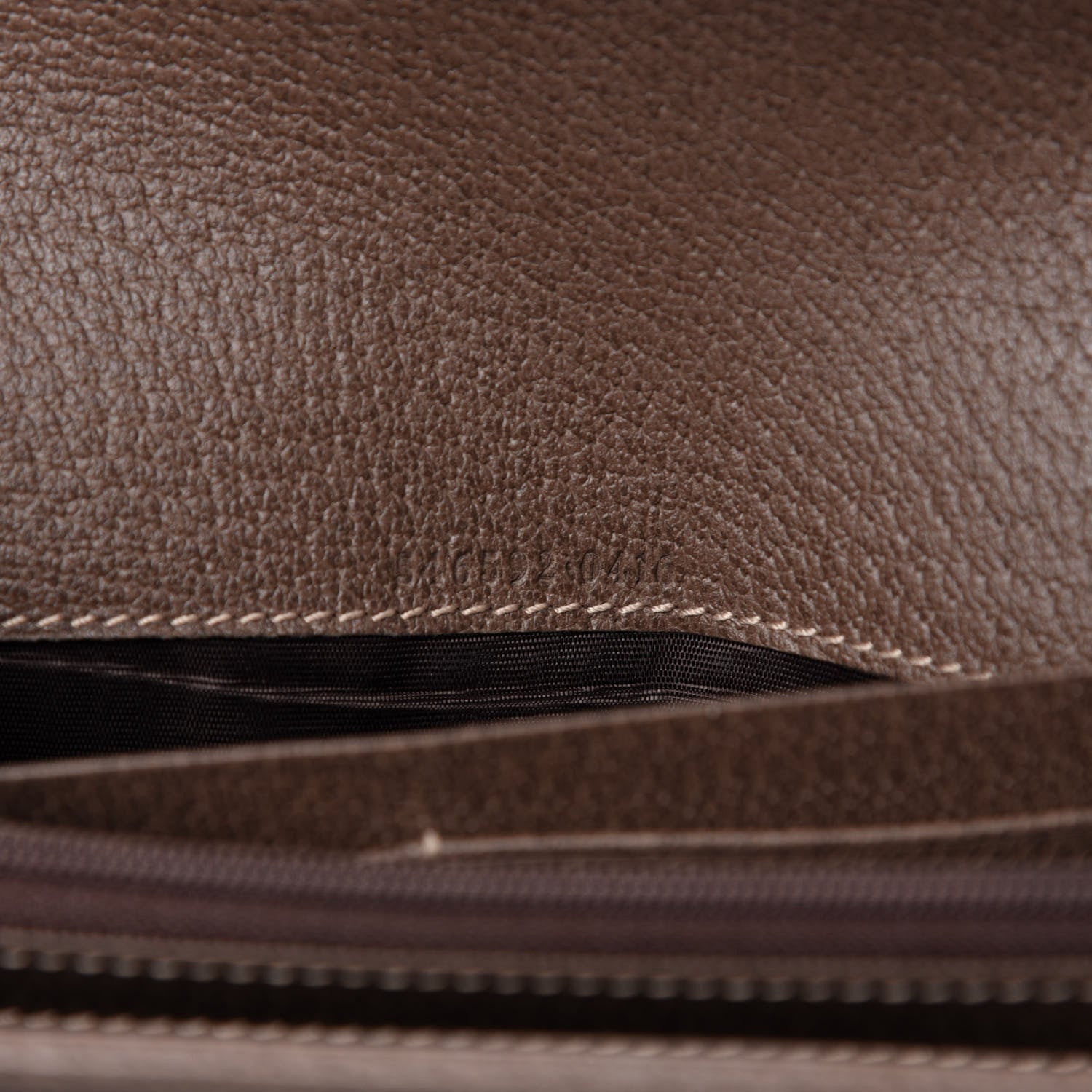 Gucci GG Supreme Monogram Web Ophidia Wallet On Chain Brown 10 of 12