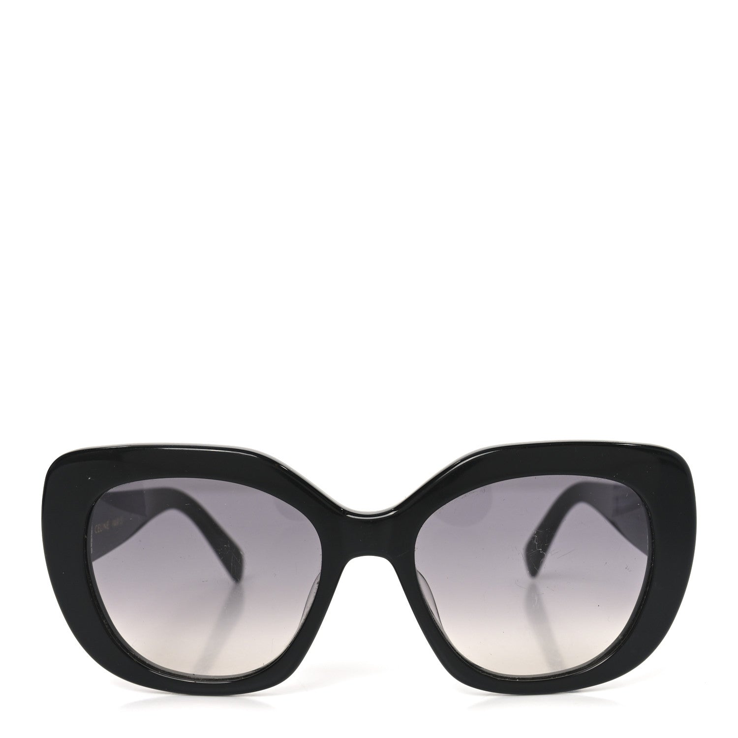 Celine Acetate Triomphe 01 Square Sunglasses CL 40226U Black 2 of 7