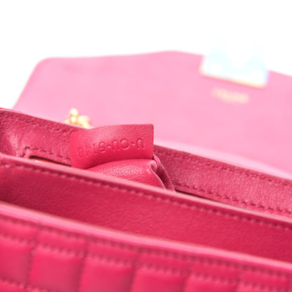 Celine Calfskin Quilted Medium C Bag Pink 11 of 12
