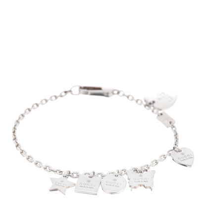 Gucci Sterling Silver Trademark Charm Bracelet 1 of 4
