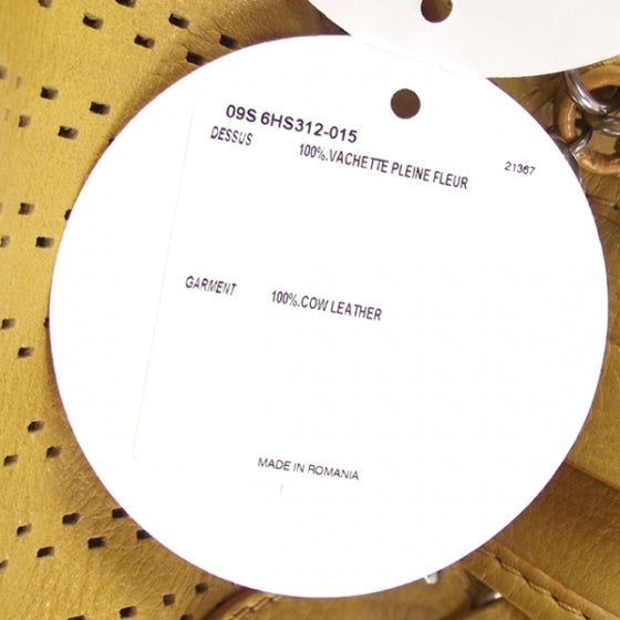 Leather Kerala Tote Yellow
