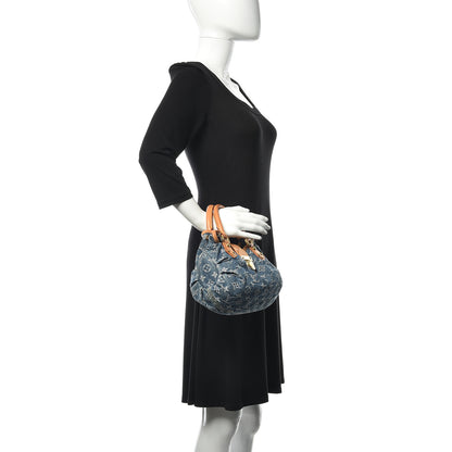 Louis Vuitton Monogram Denim Pleaty Blue 2 of 8